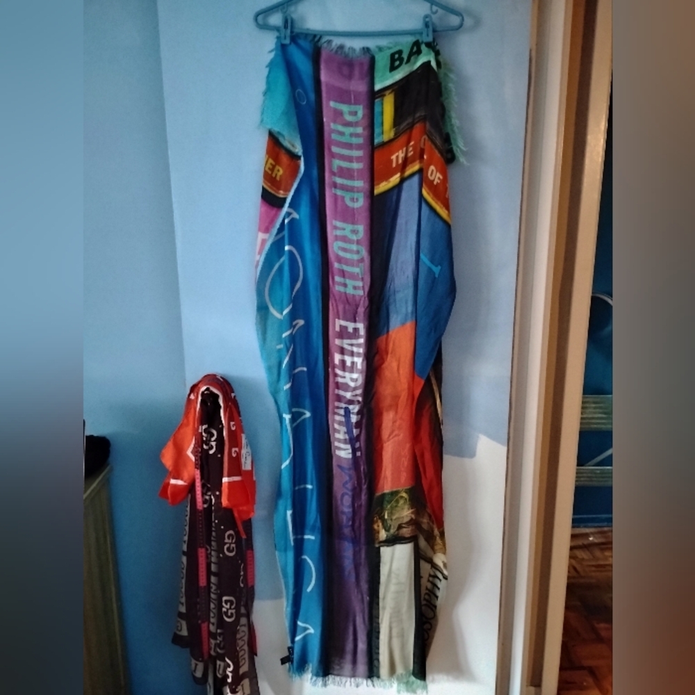 SUZI ROHER Multicolor Silk + Modal Scarf